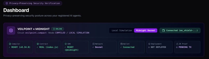 VeilPoint: Zero-Knowledge AI Security Attestation Platform – screenshot 3