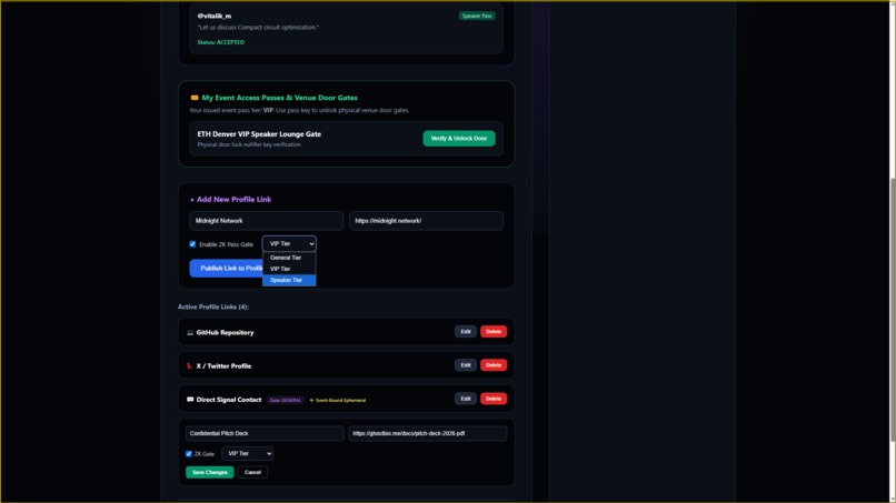 GhostBio | Zero-Knowledge Selective Disclosure Protocol – screenshot 2