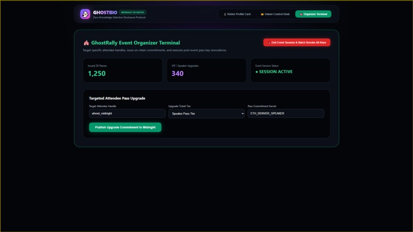 GhostBio | Zero-Knowledge Selective Disclosure Protocol – screenshot 3