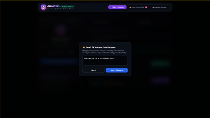 GhostBio | Zero-Knowledge Selective Disclosure Protocol – screenshot 5