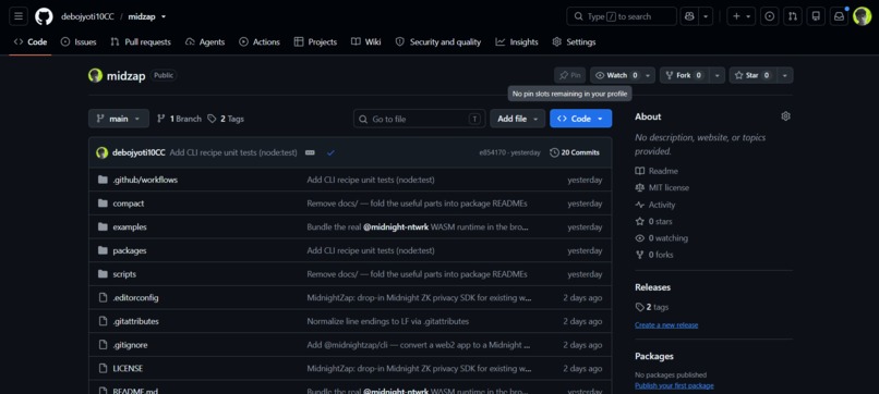 MidZap – screenshot 2