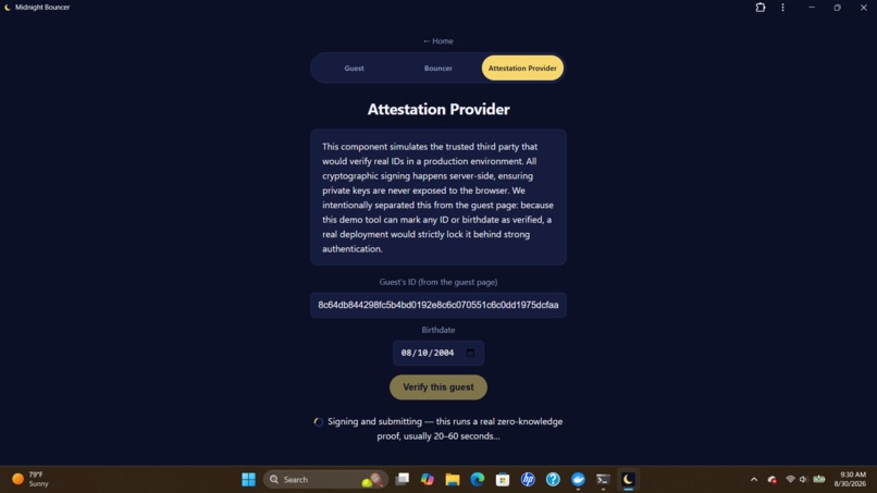 Midnight Bouncer – screenshot 1