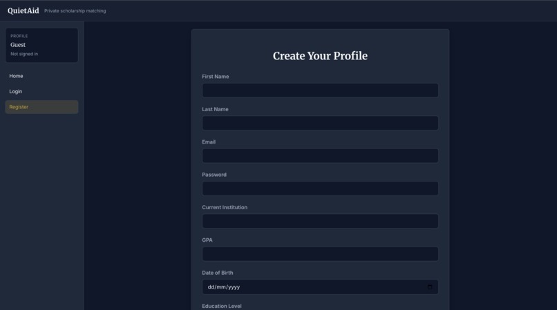 QuietAid – screenshot 2