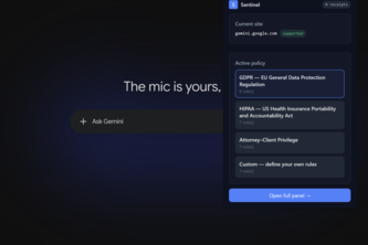 Sentinel — Privacy-Preserving AI Compliance Layer