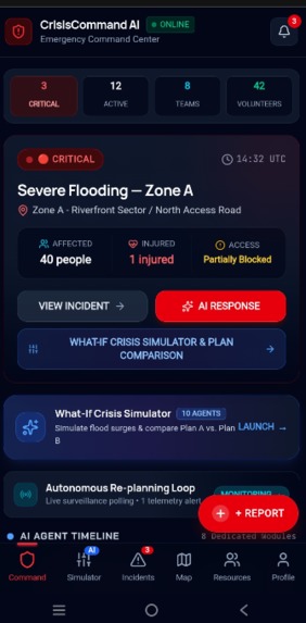 CrisisCommand AI – screenshot 2