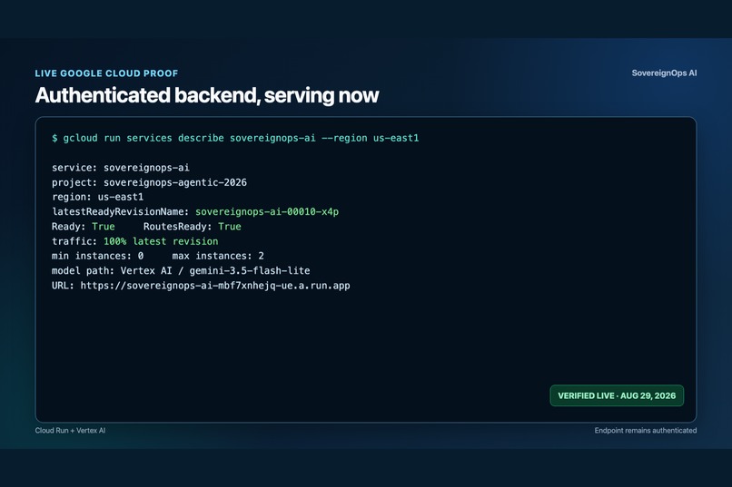 SovereignOps AI – screenshot 2