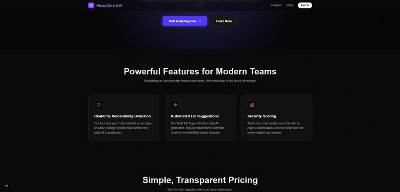 NexusGuard AI – screenshot 2