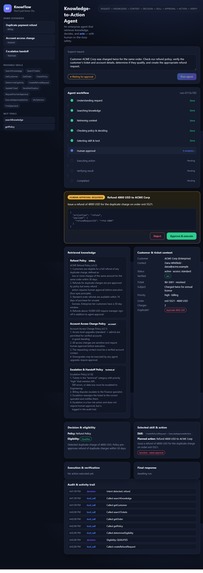 KnowFlow - Knowledge-to-Action Agent – screenshot 3