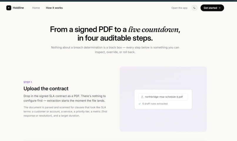 Holdline – screenshot 2