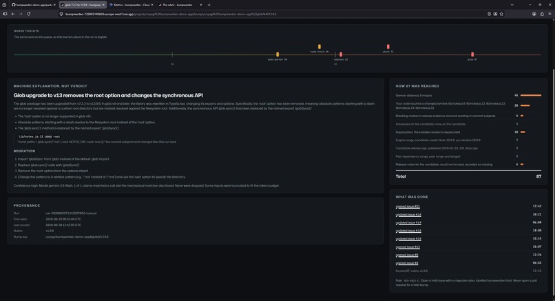 bumpwarden – screenshot 3
