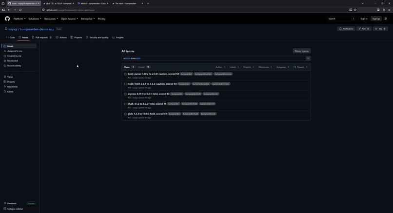 bumpwarden – screenshot 4