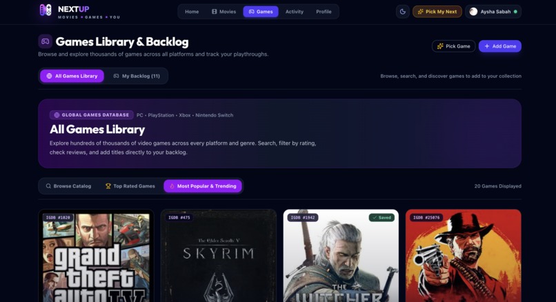 NextUp – screenshot 3