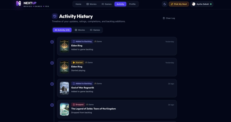 NextUp – screenshot 4