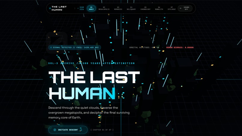 The Last Human — 3D WebGL Archive – screenshot 6