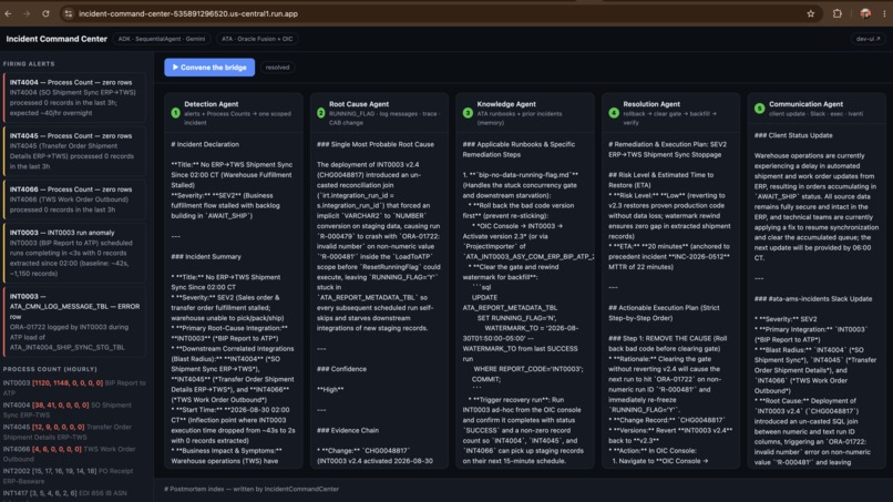 Incident Command Center – screenshot 2