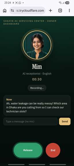 Mim, The Smart AI Receptionist – screenshot 2