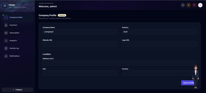 Hirely – screenshot 1