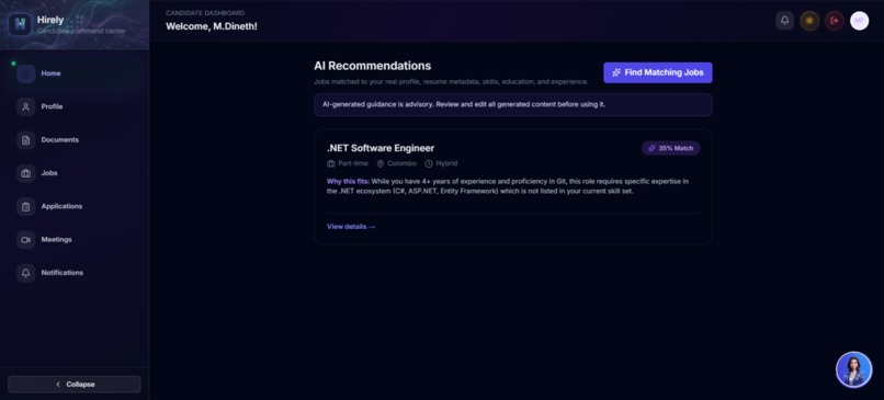 Hirely – screenshot 5