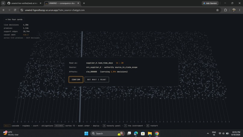 UNWIND — Governed Autonomous Operations – screenshot 5
