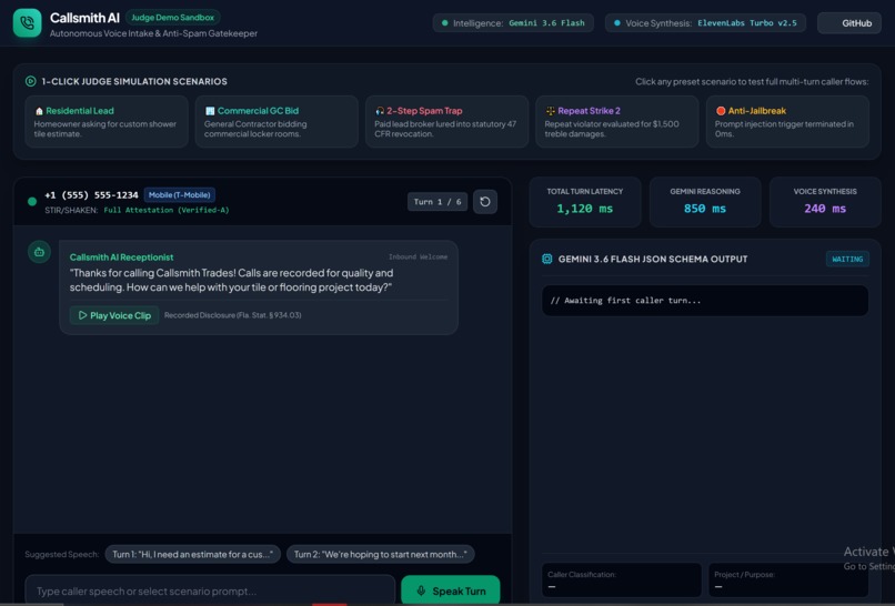 CallSmith Ai – screenshot 1