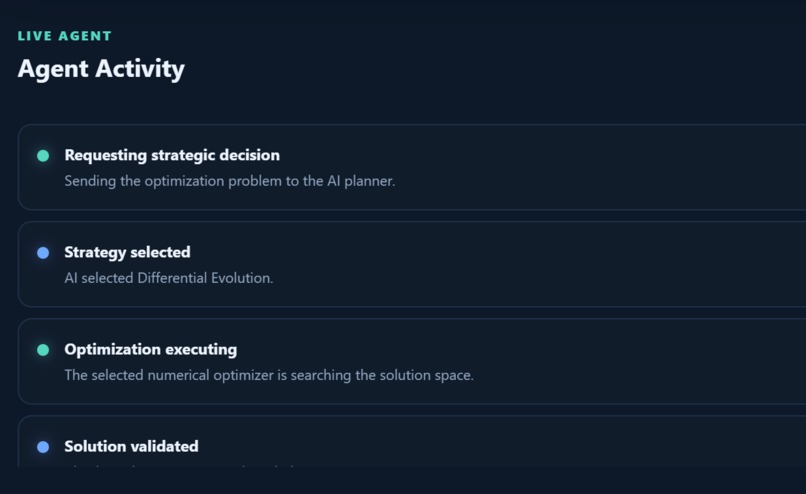 OptiAgent  – screenshot 2