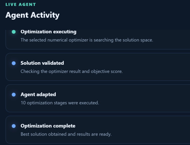 OptiAgent  – screenshot 4