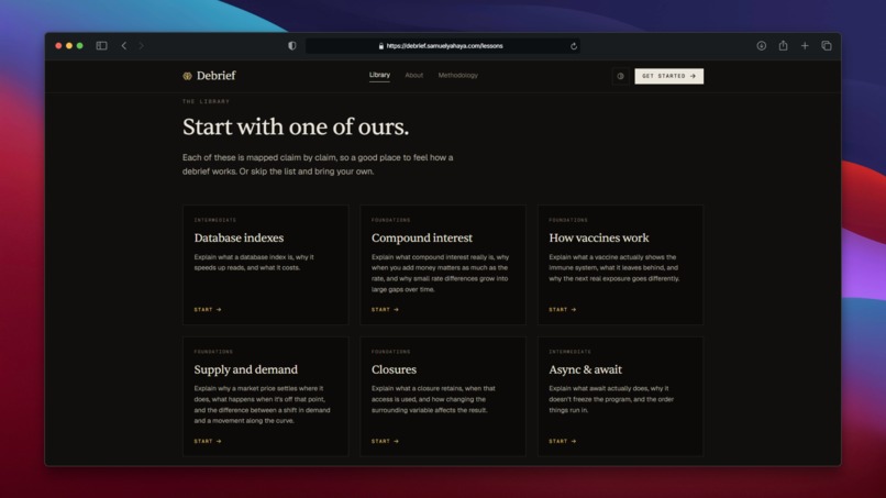 Debrief – screenshot 3