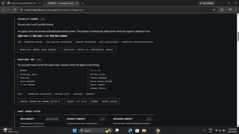 UNWIND — Governed Autonomous Operations – screenshot 10