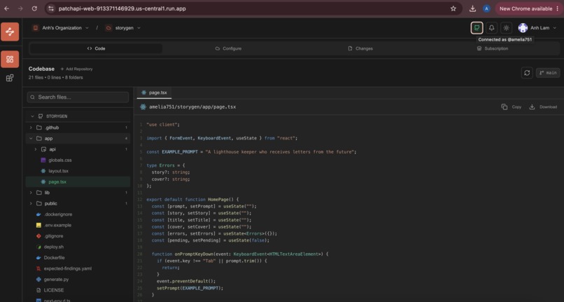 PatchAPI – screenshot 2