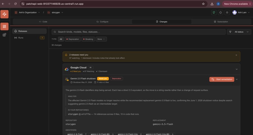 PatchAPI – screenshot 3