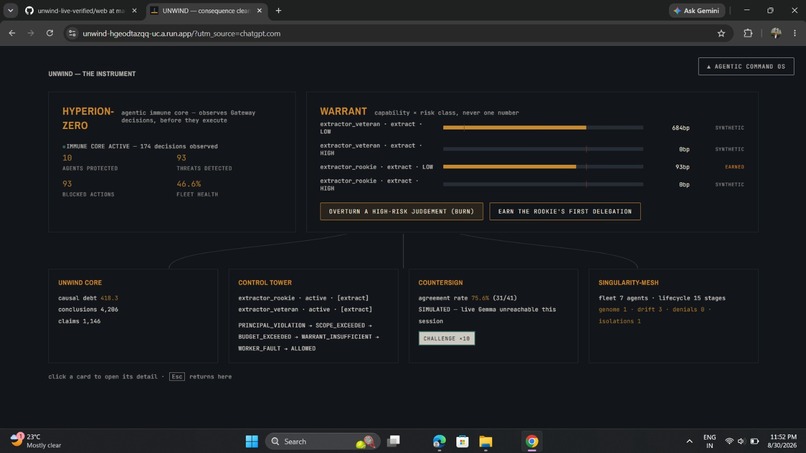 UNWIND — Governed Autonomous Operations – screenshot 13