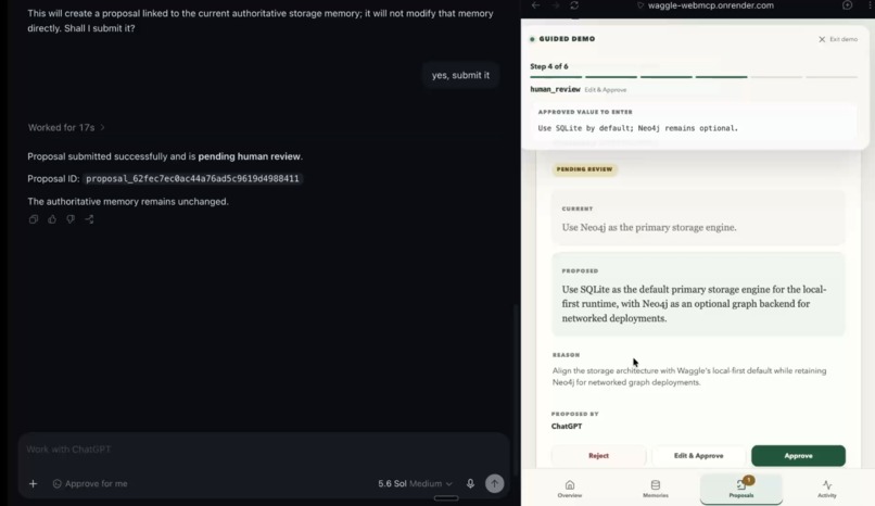 Waggle WebMCP – screenshot 2