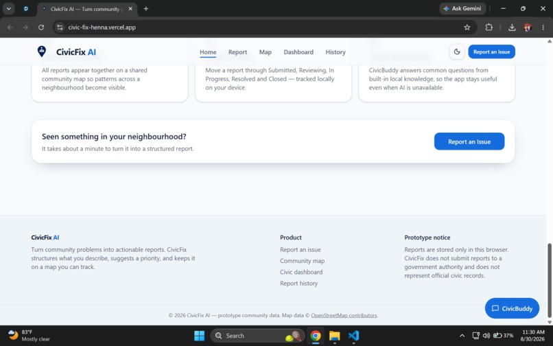 CivicFix AI – screenshot 4