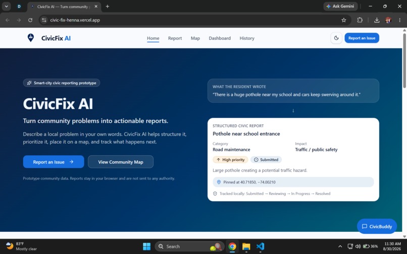 CivicFix AI – screenshot 5