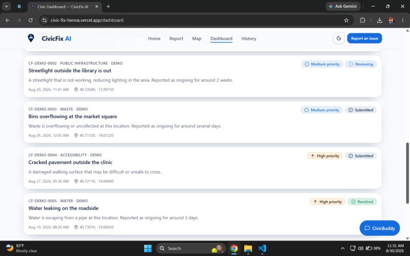 CivicFix AI – screenshot 9