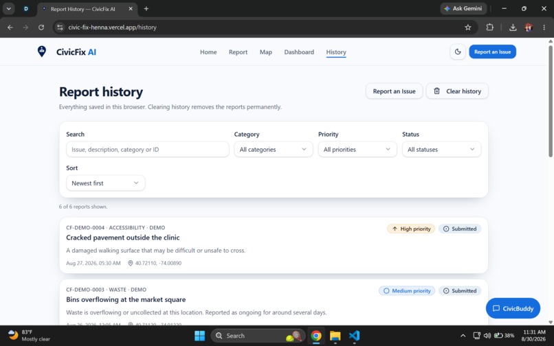 CivicFix AI – screenshot 10