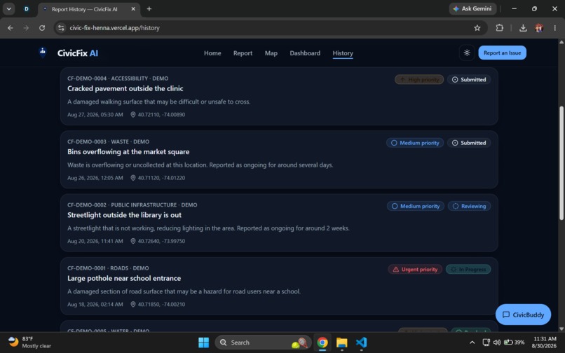 CivicFix AI – screenshot 11