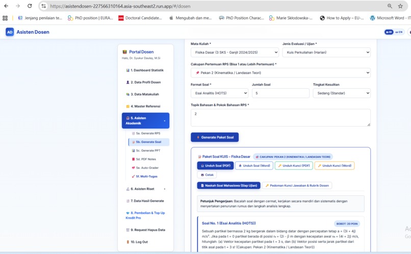 Asisten Dosen App – screenshot 3