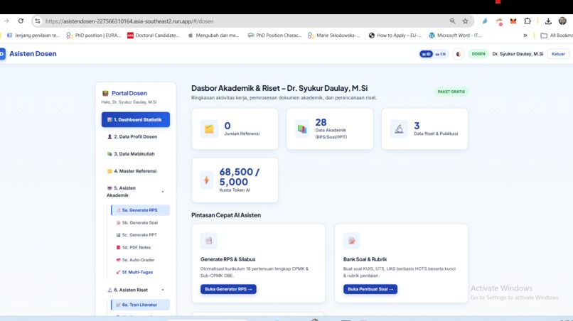 Asisten Dosen App – screenshot 1