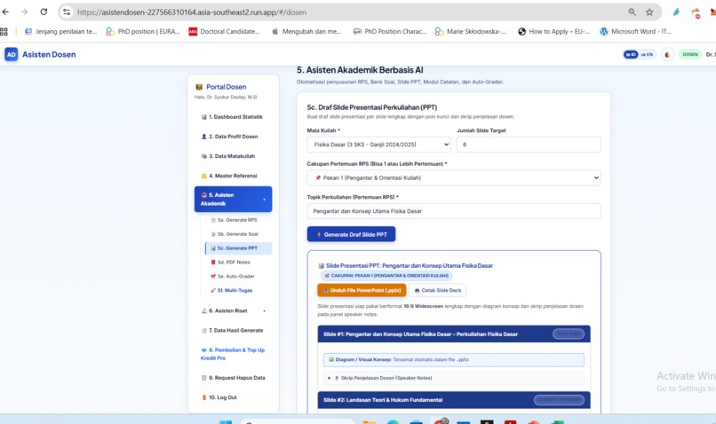 Asisten Dosen App – screenshot 4