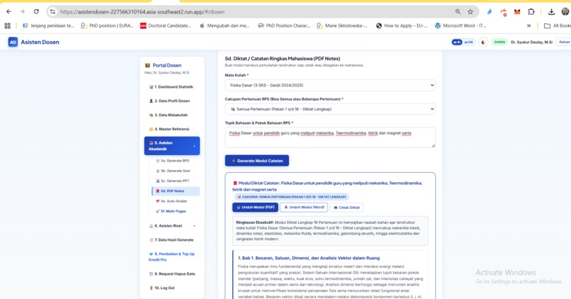 Asisten Dosen App – screenshot 5