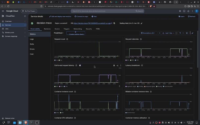 DecisionTrace – screenshot 2
