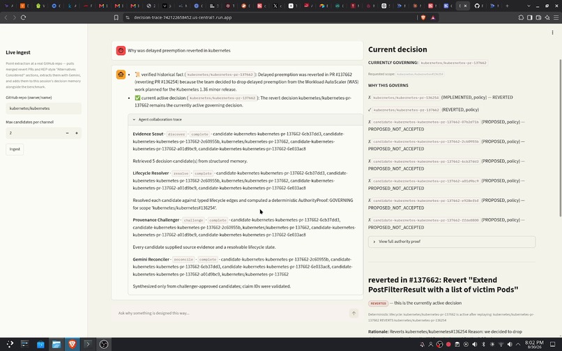 DecisionTrace – screenshot 3