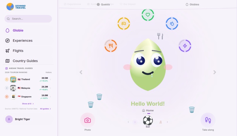 OpenmindTravel — Autonomous AI Agent Swarm – screenshot 1