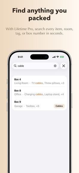 Moving Box Tracker – screenshot 2