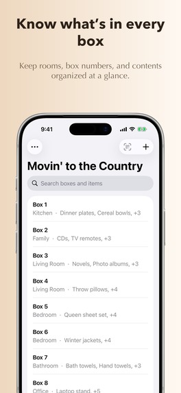 Moving Box Tracker – screenshot 4