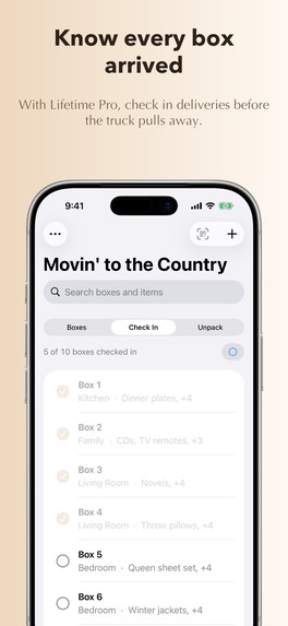 Moving Box Tracker – screenshot 5