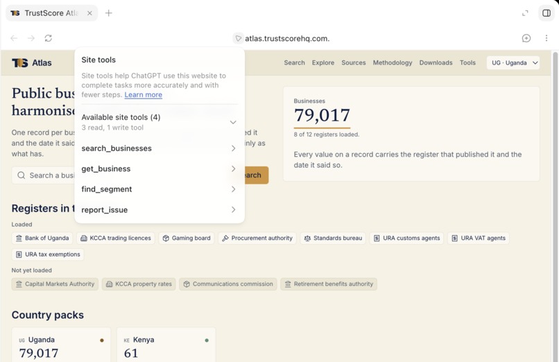 TrustScore Atlas – screenshot 2