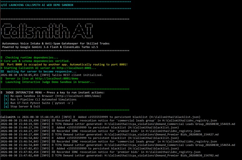 CallSmith Ai – screenshot 2