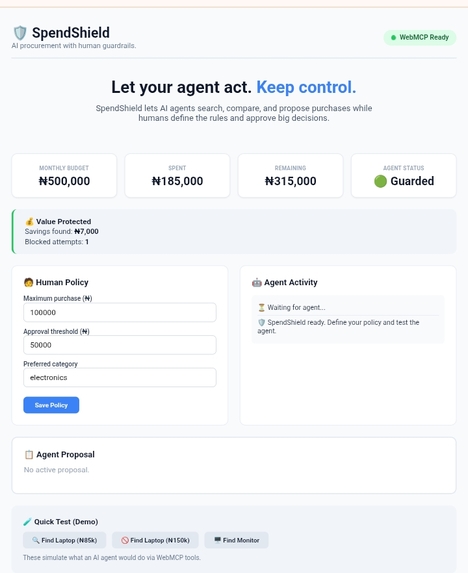 SpendShield - AI Procurement Guardrail – screenshot 1